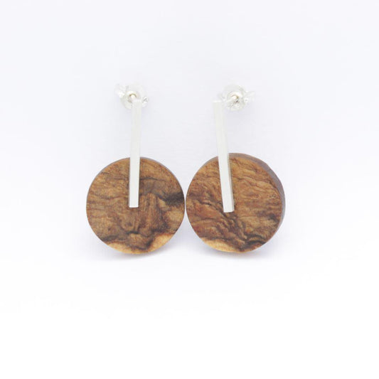 Olivia Bar Drop Studs Earrings - Kay Gray Jewellery 