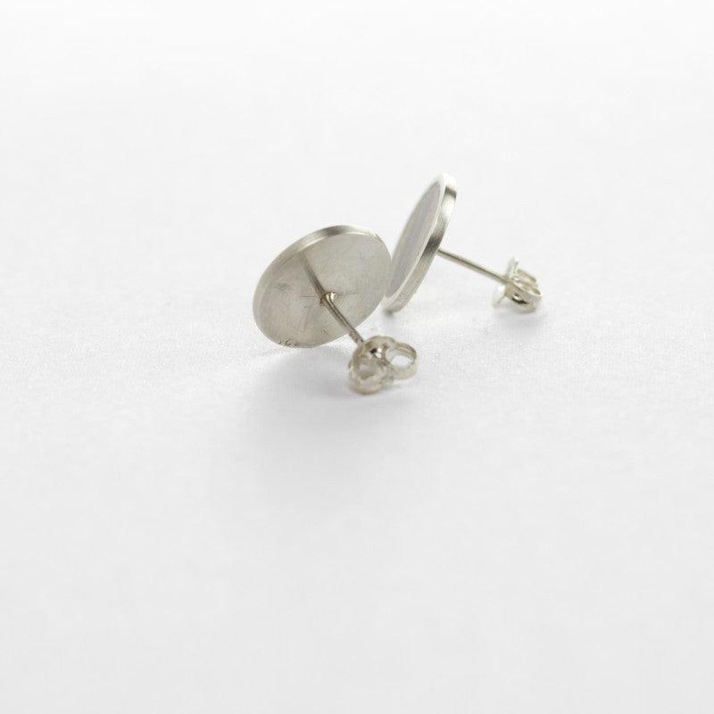 Quinn Circle Inlay Stud Earrings - Kay Gray Jewellery 