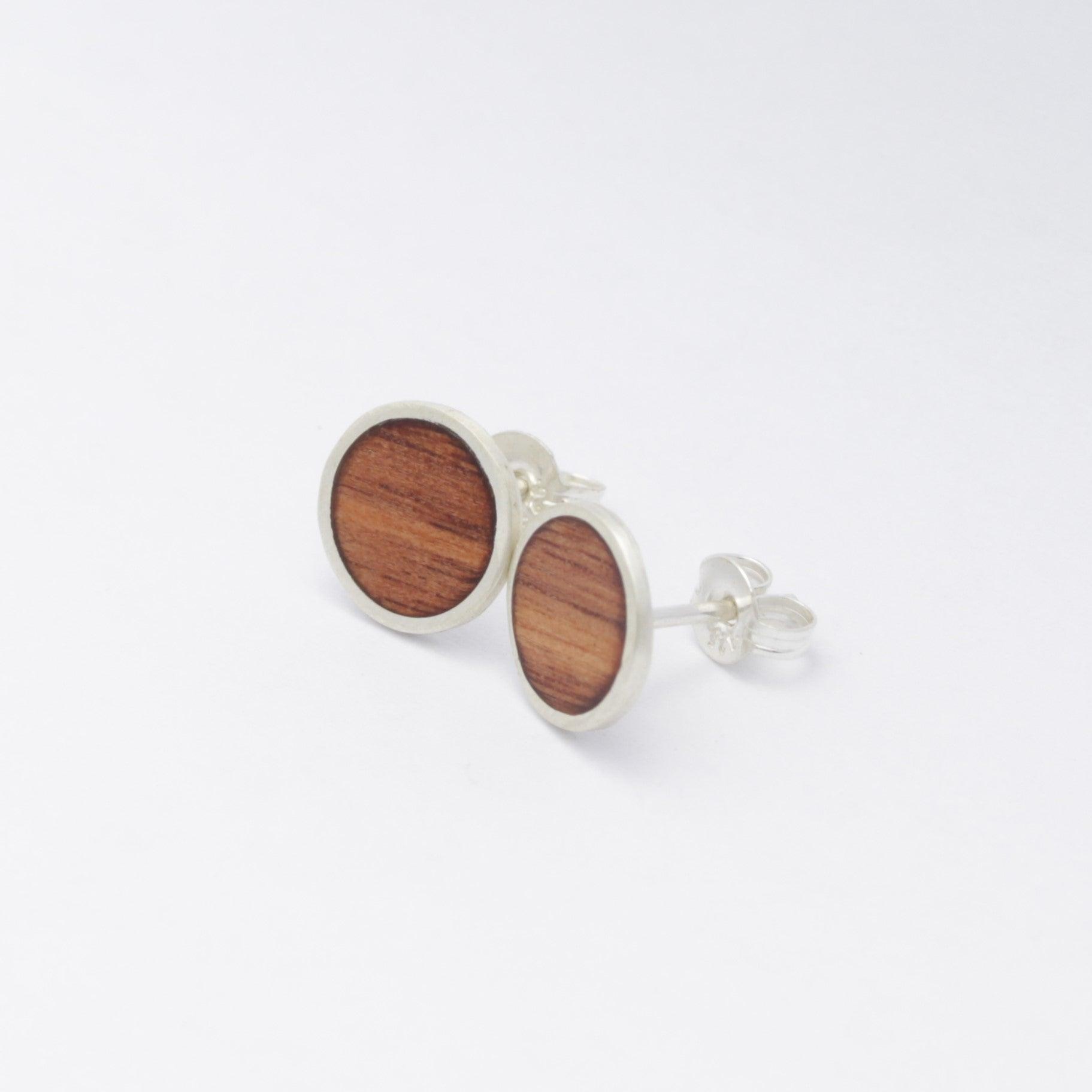 Lucy Circle Inlay Studs - Kay Gray Jewellery 